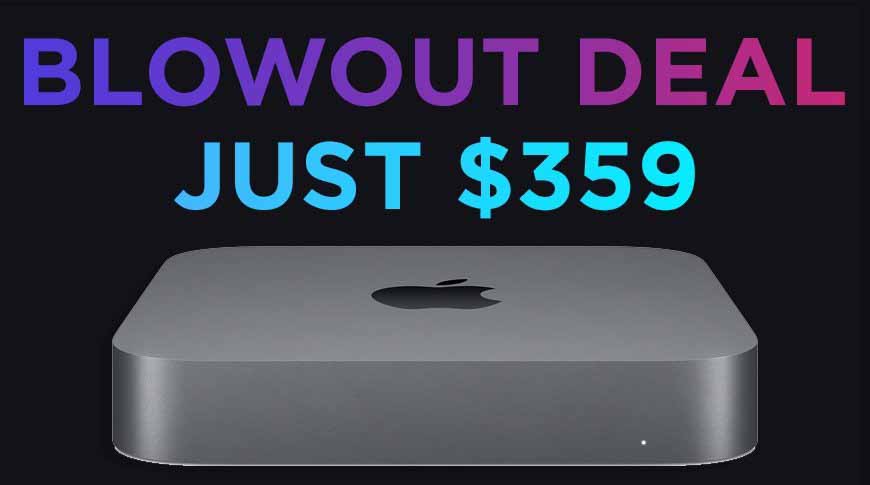 Убийственная сделка: цена Apple Mac mini упала до 359 долларов