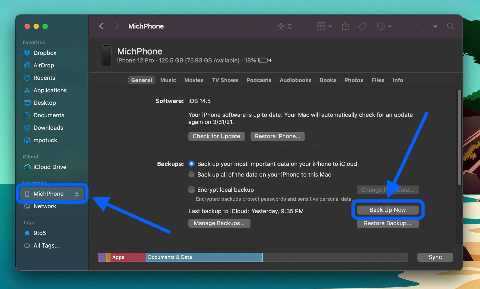 Как сделать резервную копию iPhone, iPad, Mac - резервное копирование с Mac