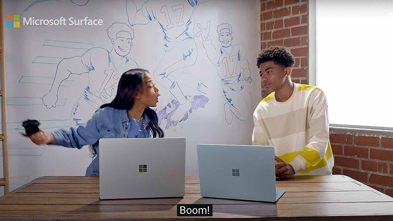 Microsoft сравнивает Surface Laptop 4 с MacBook Air в новой рекламе