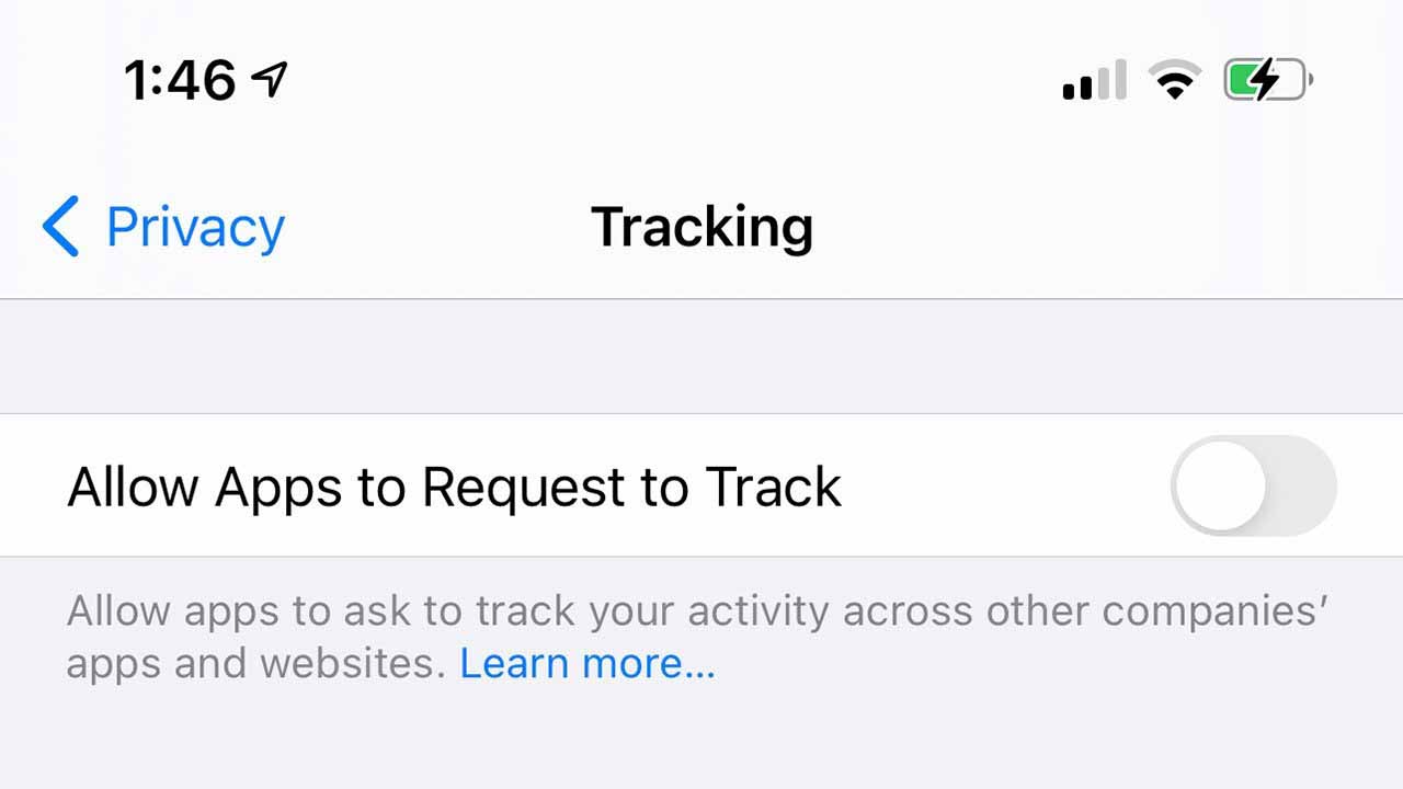 Параметр прозрачности отслеживания приложений недоступен для некоторых пользователей iOS 14.5