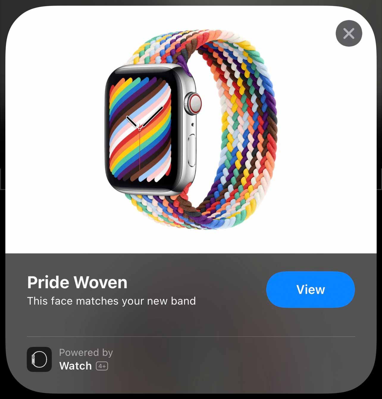 Клип для приложения Apple Watch Pride Edition