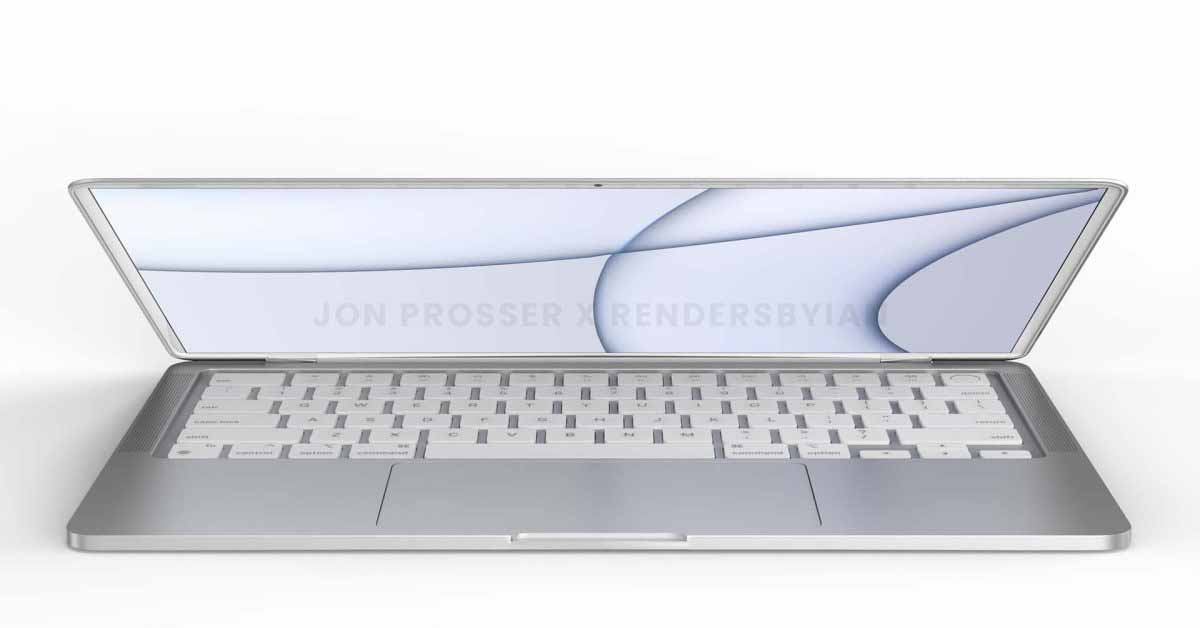 Слух: дизайн MacBook Air следующего поколения с плоскими краями, белыми лицевыми панелями и т. Д.