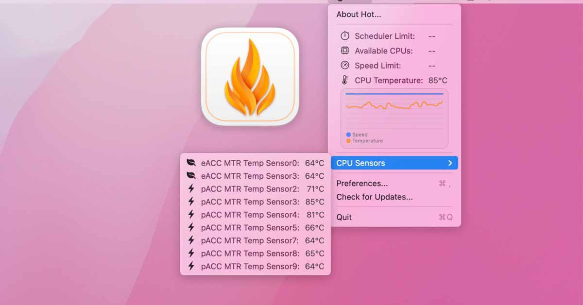 iMazing обновляет служебное приложение Hot для мониторинга температуры процессора на компьютерах Mac M1