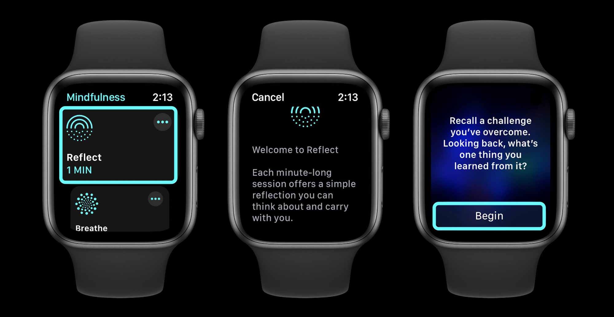 Как приложение Mindfulness работает на Apple Watch в watchOS 8