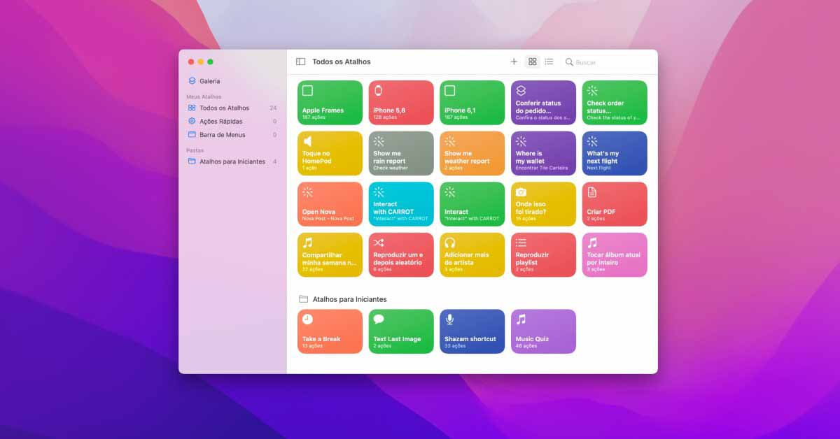 Практическое руководство: macOS Monterey представляет новое приложение Shortcuts