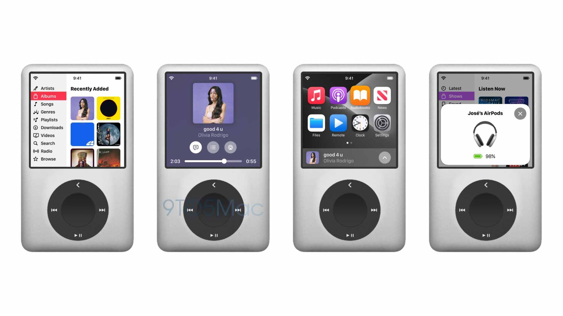 Слушайте Apple Music и Spotify на этом веб-плеере iPod Classic