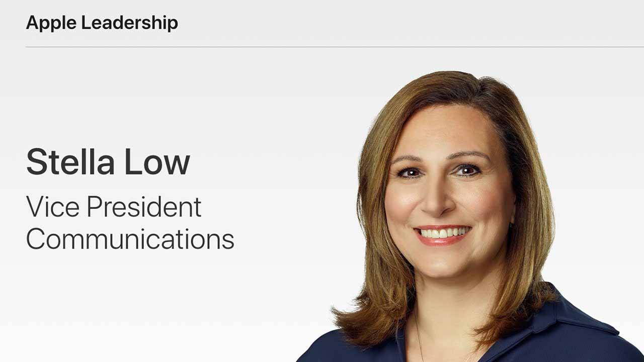 Apple добавляет руководителя по связям с общественностью Стеллу Лоу на страницу руководства