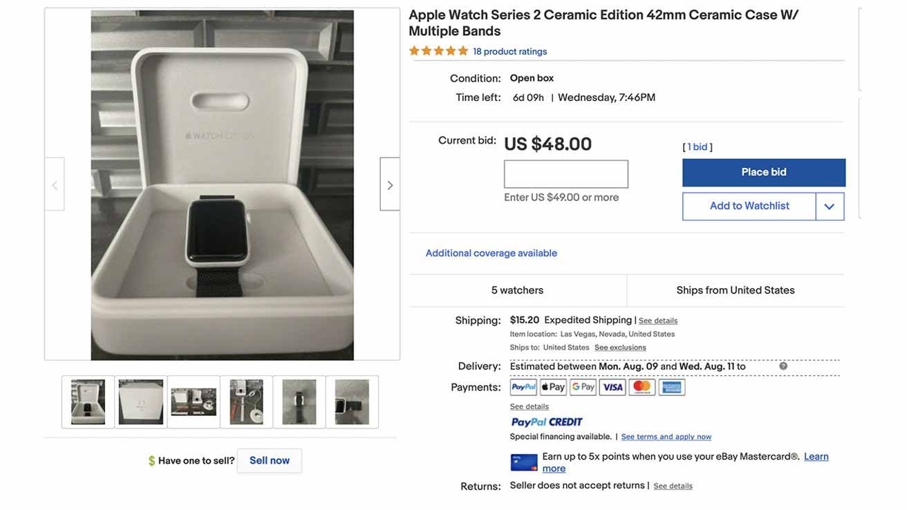 Apple Pay теперь предлагается для покупок на eBay, сделанных на компьютере