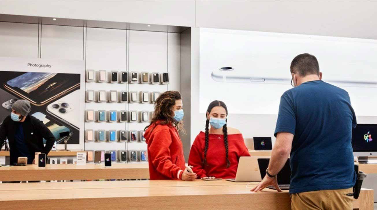 Apple восстановит требования к маске в магазинах Apple Store