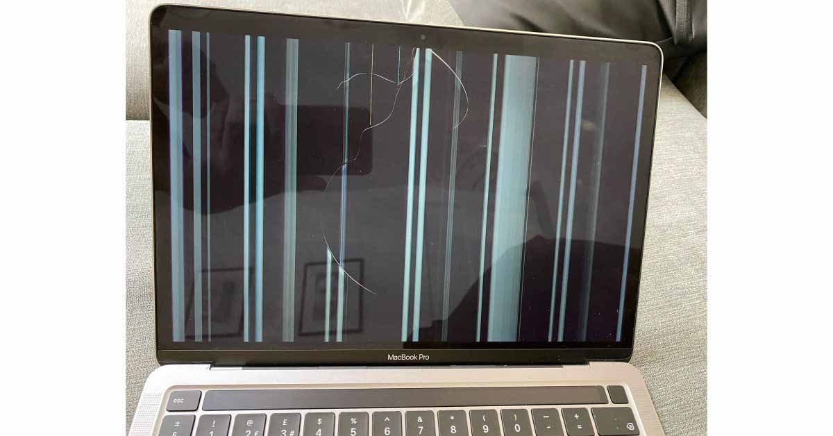 Трещины на экране MacBook M1 при нормальном использовании