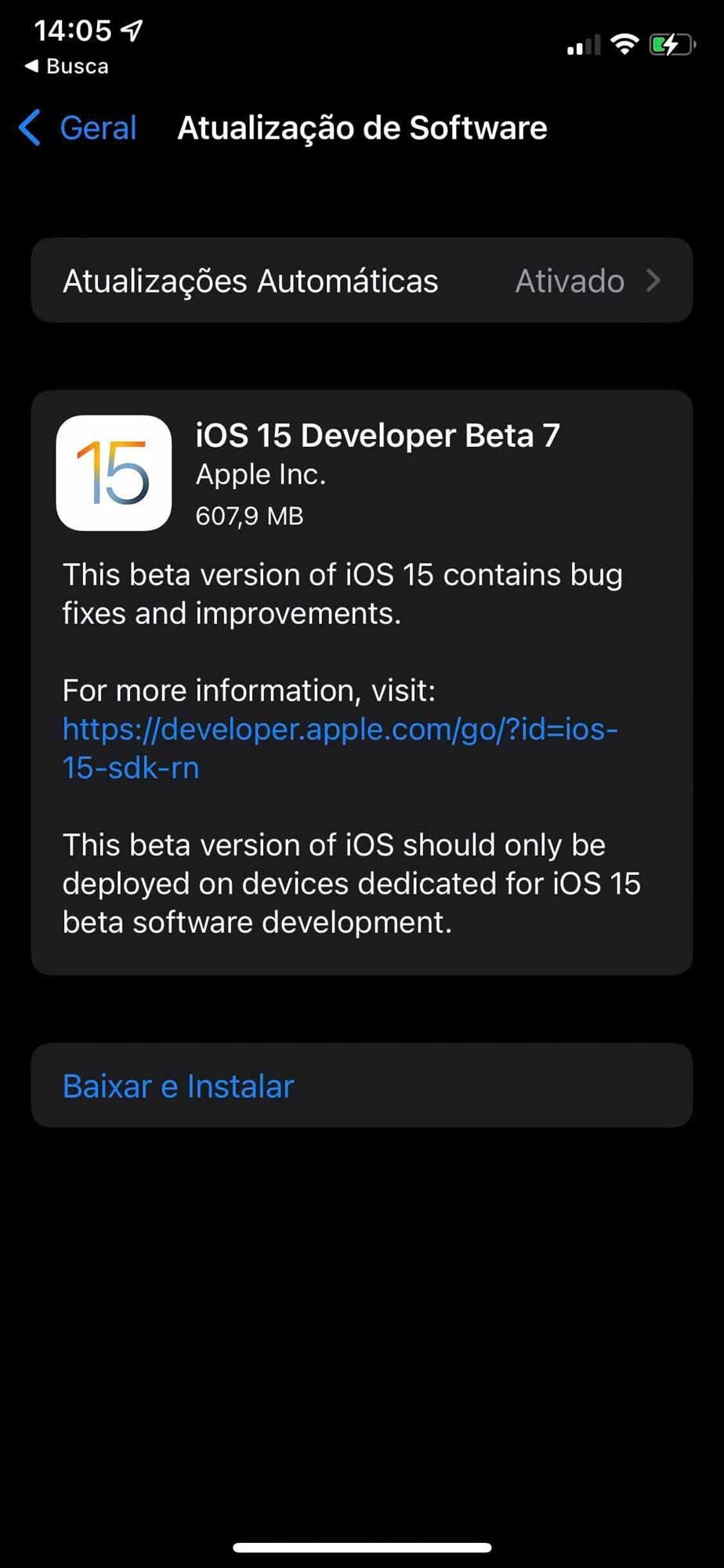 Apple выпускает бета-версию 7 iOS 15 по мере приближения публичного релиза
