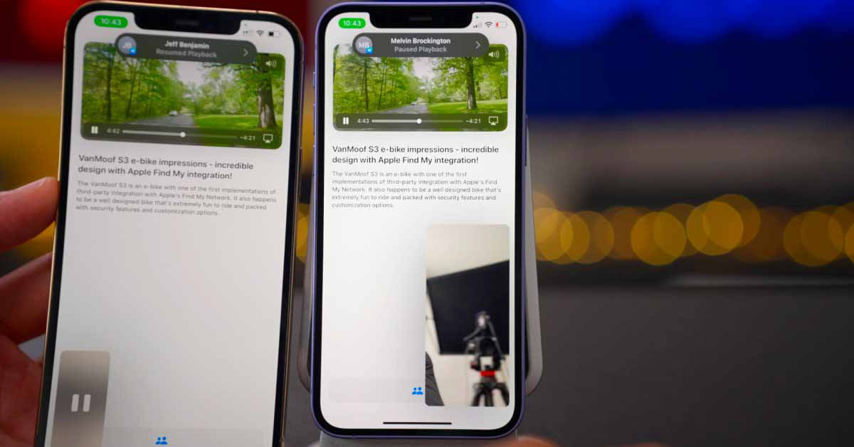 Apple заявляет, что SharePlay не будет включен в первоначальный выпуск iOS 15 этой осенью