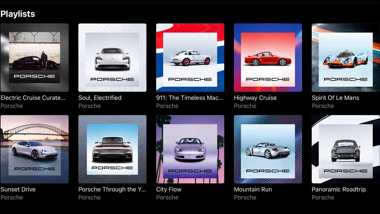 Фил Шиллер продвигает плейлисты Porsche в Apple Music