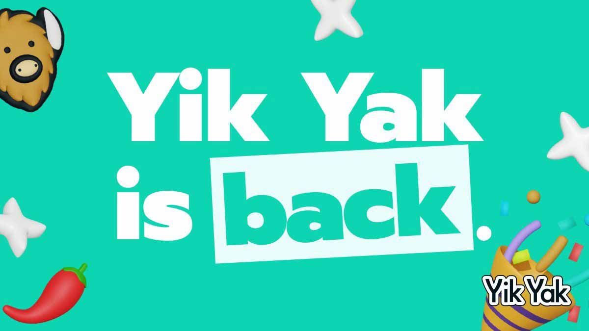 Приложение для местной социальной сети Yik Yak возвращается в App Store