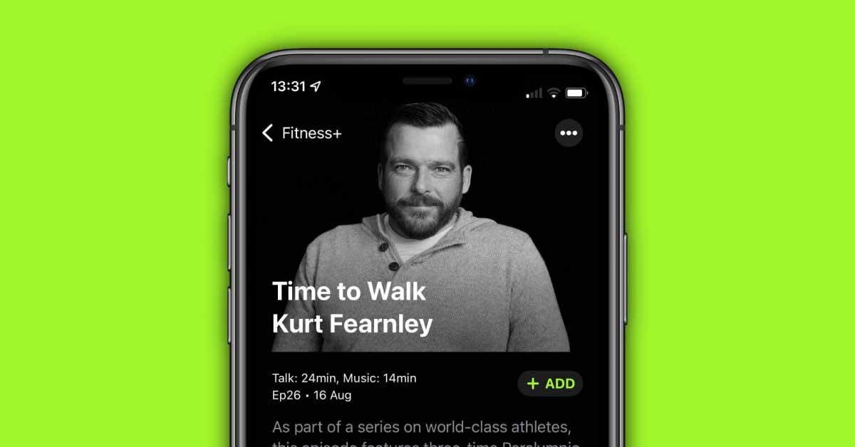 В Apple Fitness+ появилась новая тренировка «Время ходить»