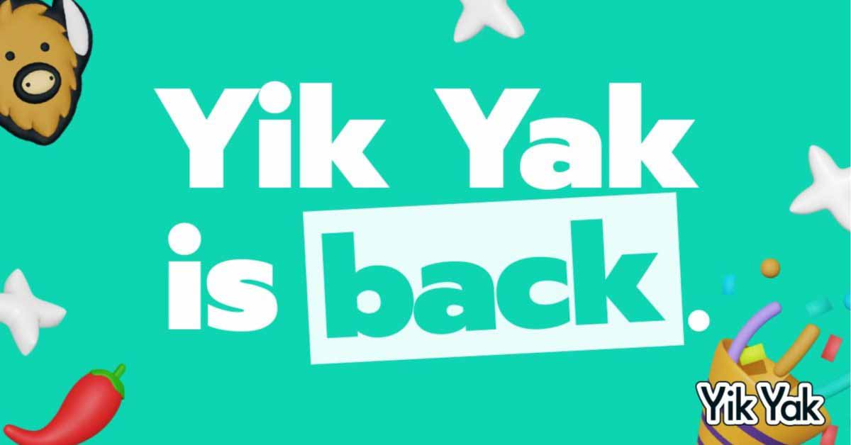 Yik Yak для iOS вернулся после четырехлетнего перерыва