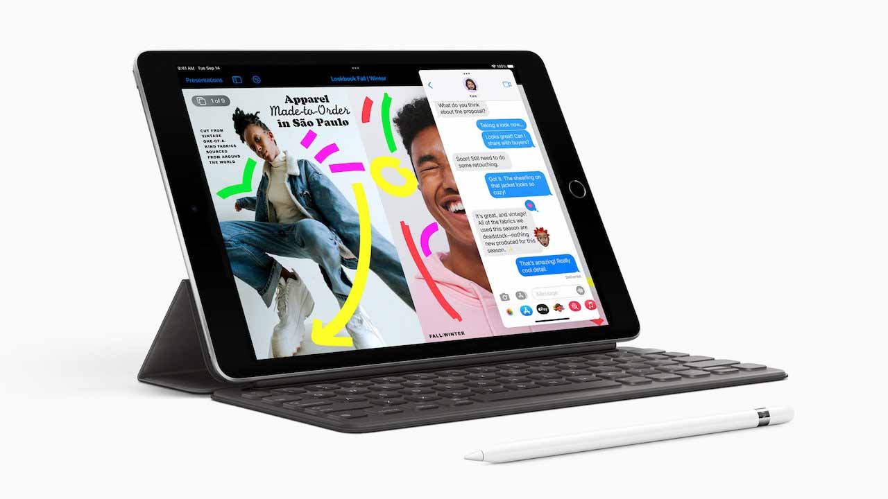 Для сравнения: iPad 9 начального уровня 2021 г. и iPad 8 2020 г.
