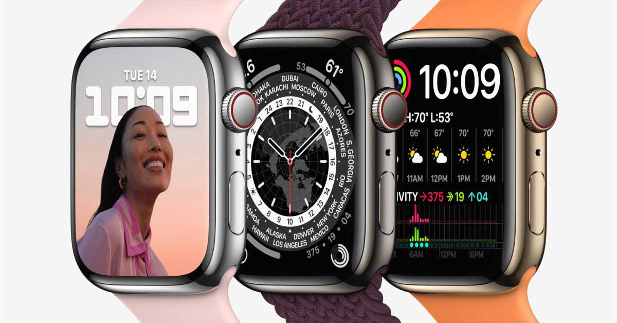 По слухам, Apple Watch Series 7 поступят в продажу в середине октября