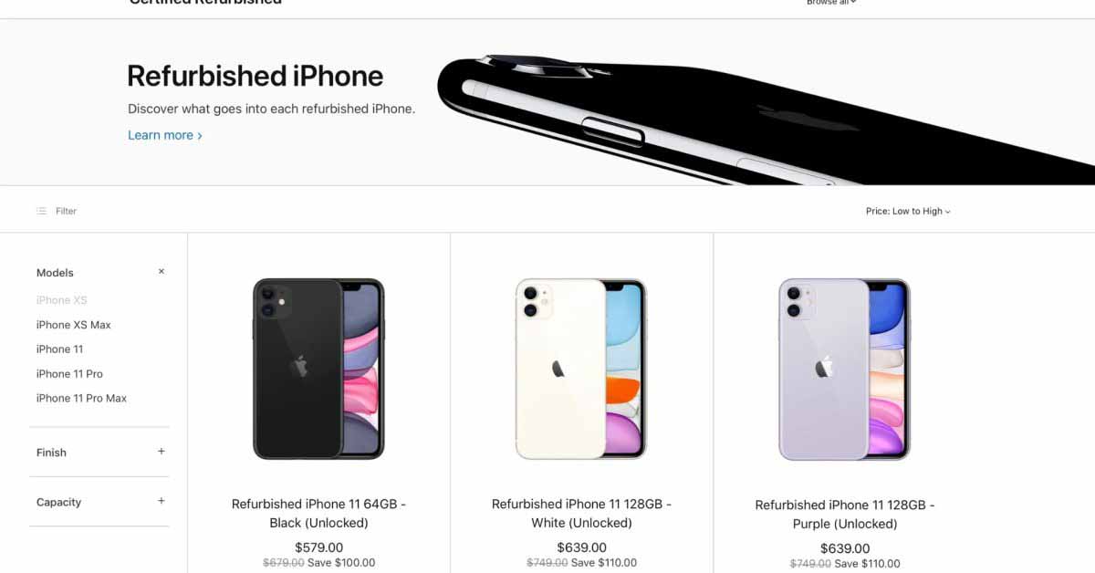 Apple продает отремонтированные iPhone в Канаде