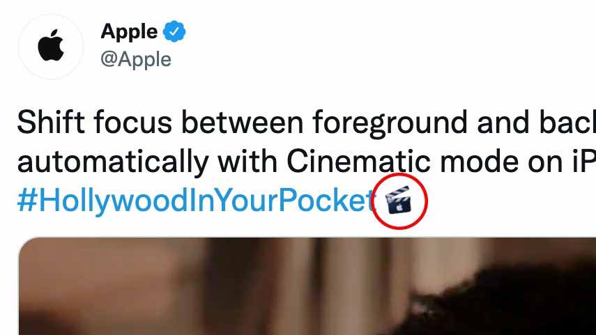 Apple рекламирует кинематографическое мастерство iPhone 13 с помощью хэш-флага Twitter