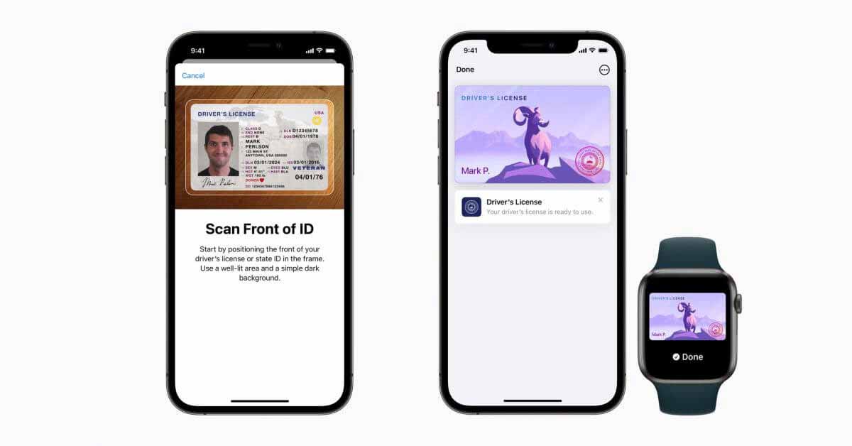 Apple сообщает о первых штатах США, которые работают над внедрением цифровых идентификаторов Apple Wallet ID