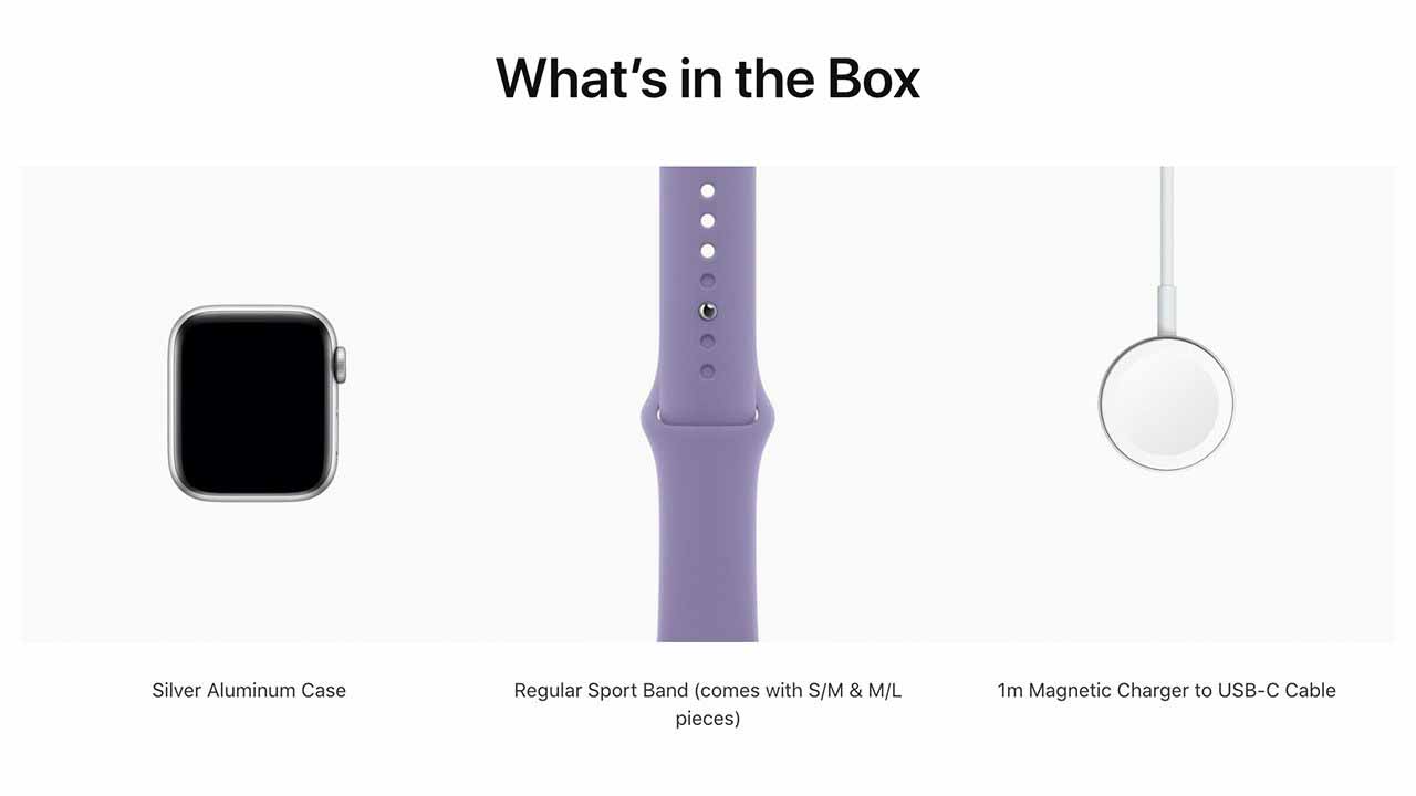 Apple Watch SE поставляются с новым зарядным кабелем USB-C