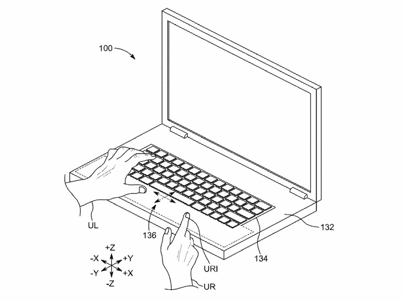 В будущем трекпад может занять все пространство под клавиатурой MacBook Pro. 