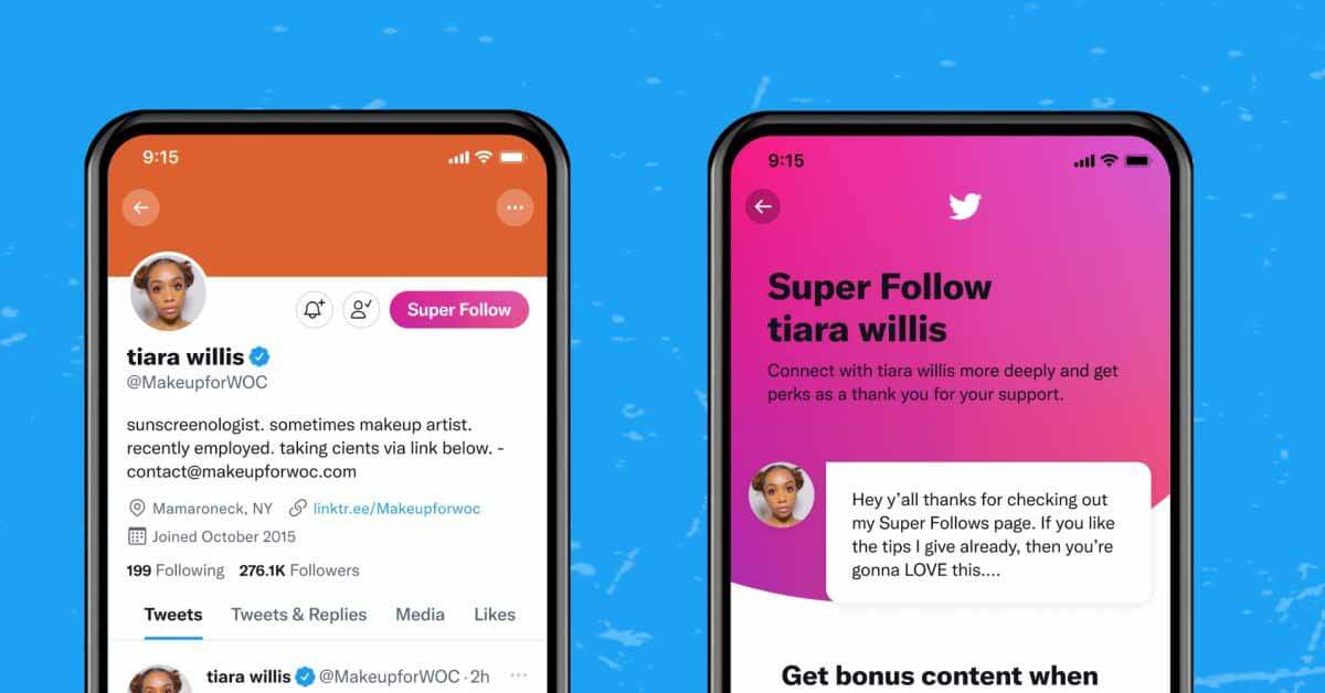 Super Follow теперь доступен всем пользователям iOS;  Twitter Blue подробно