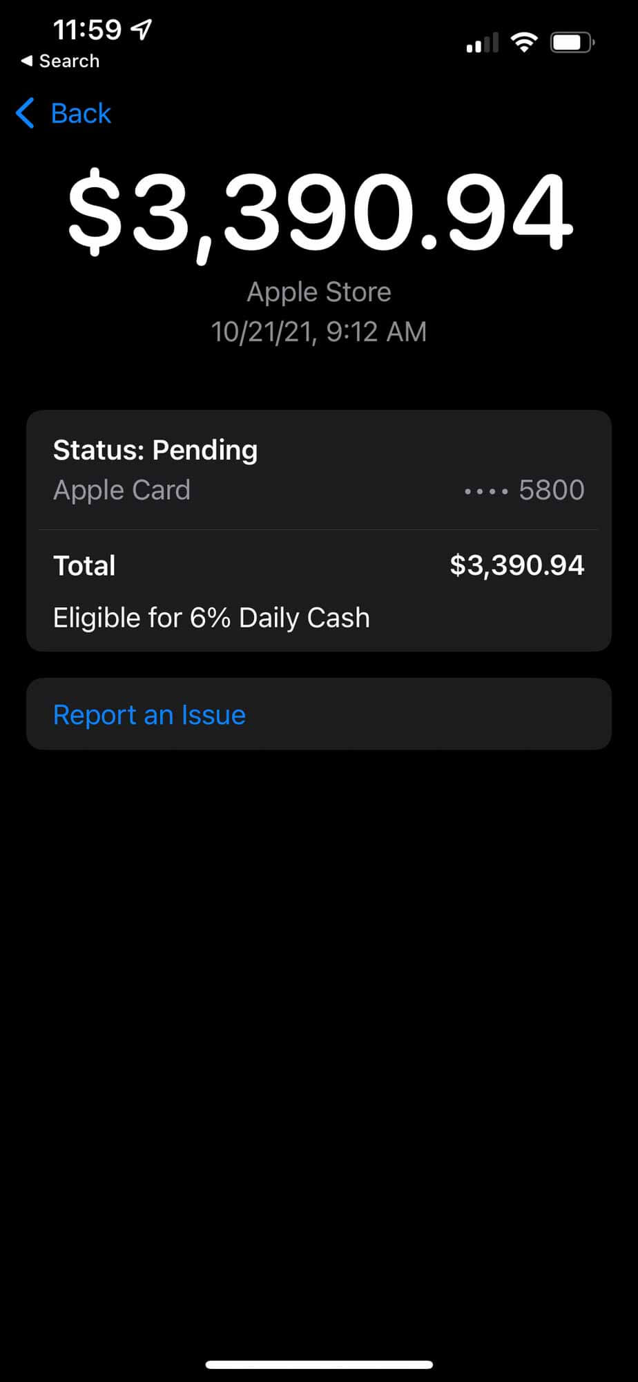 Apple Card теперь предлагает 6% ежедневный кэшбэк при покупках в Apple [U: Error]