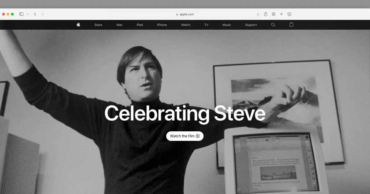 Apple отмечает десятую годовщину смерти Стива Джобса захватом домашней страницы