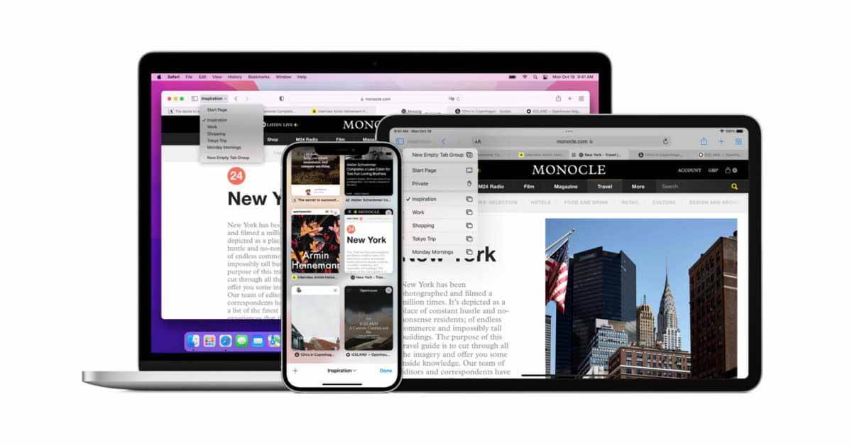 Apple возвращается к более традиционному дизайну вкладок Safari в macOS Monterey RC после разногласий