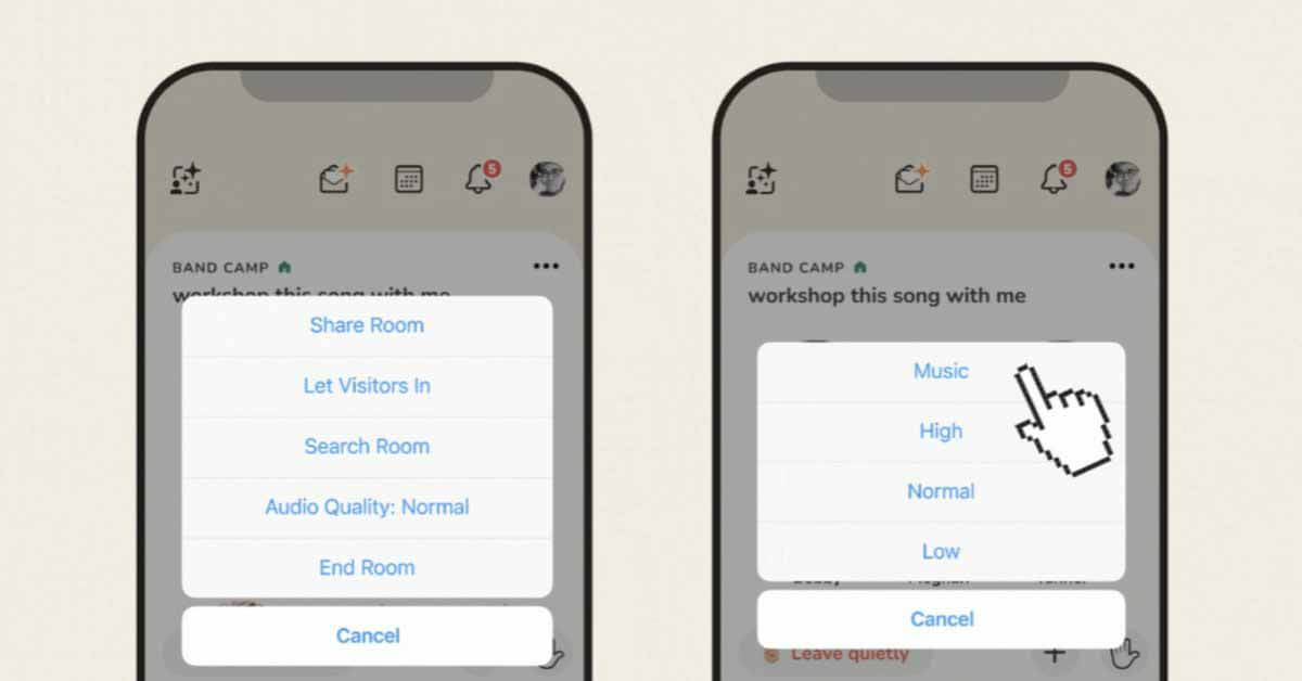 Clubhouse для iOS добавляет новый музыкальный режим и улучшения поиска