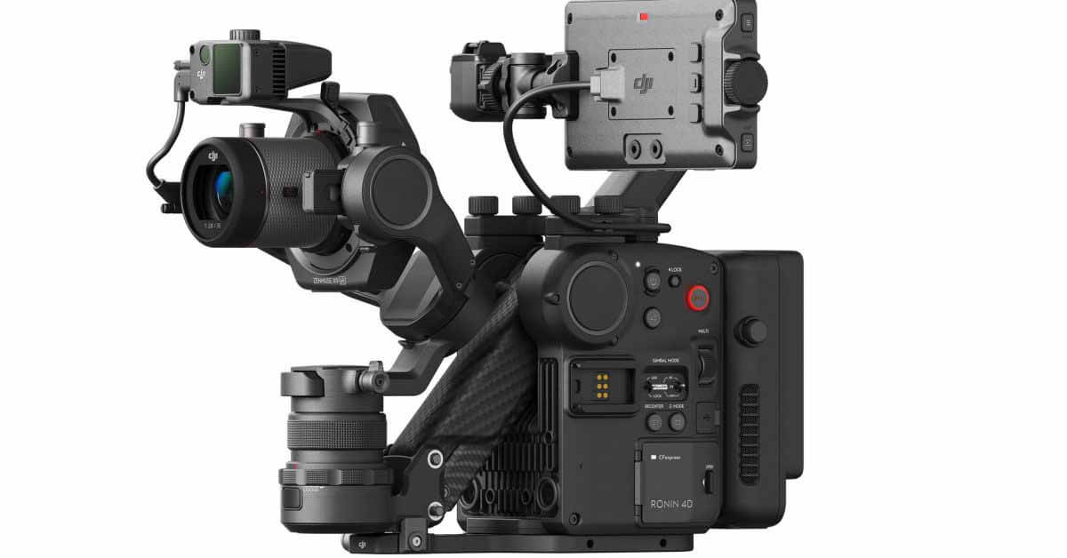 DJI выпускает профессиональную кинокамеру Ronin 4D с фокусировкой LiDAR