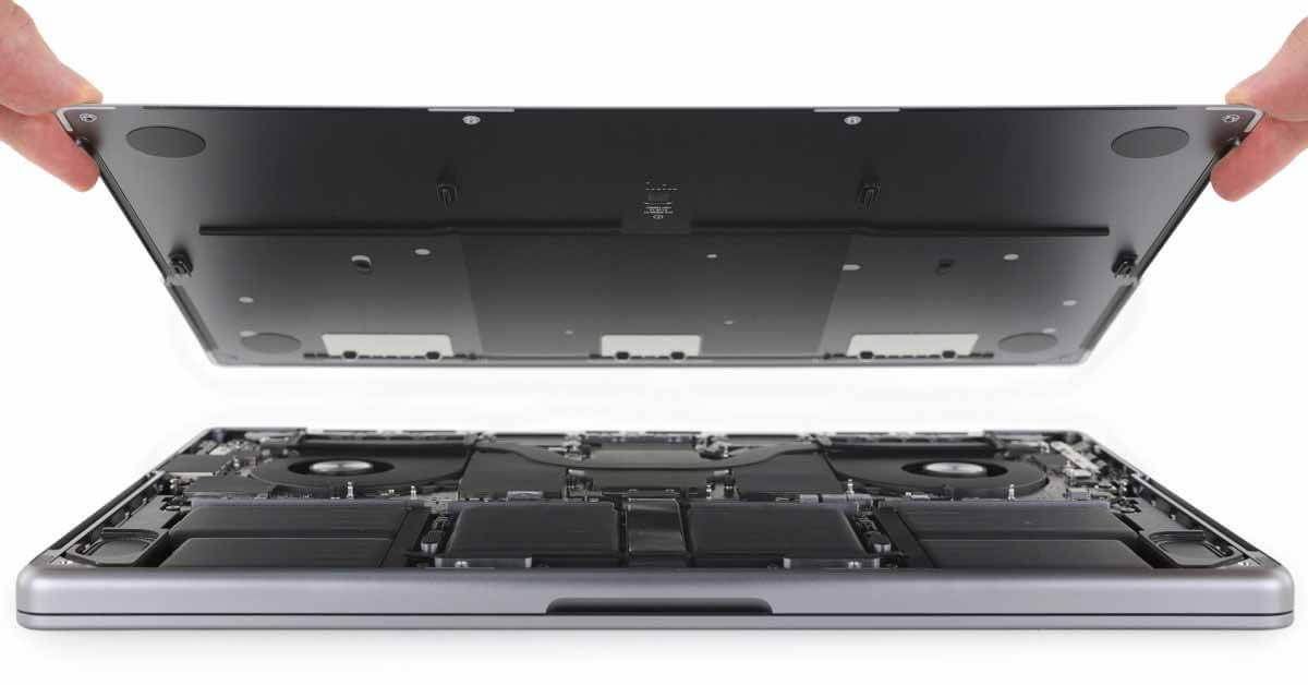 iFixit: новый MacBook Pro имеет первый с 2012 года дизайн, позволяющий заменять аккумулятор своими руками