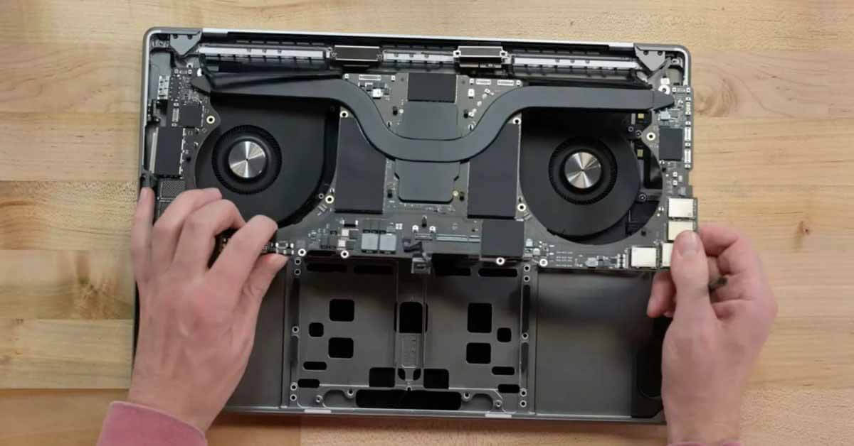 iFixit раскрывает полную разборку MacBook Pro, демонстрирующую улучшенную ремонтопригодность