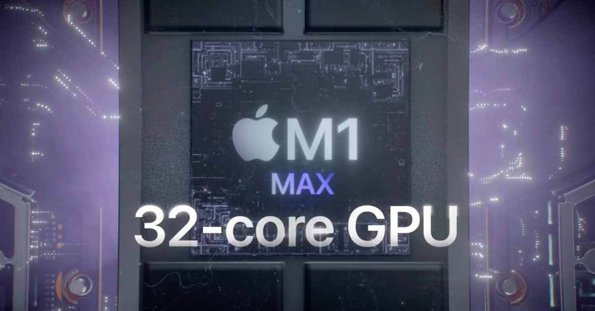 M1 Max предлагает до 181% более быструю графику, чем предыдущий 16-дюймовый MacBook Pro