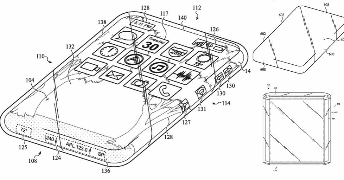 Цельностеклянный iPhone, Apple Watch, Mac Pro в корпусе Tower — получен патент