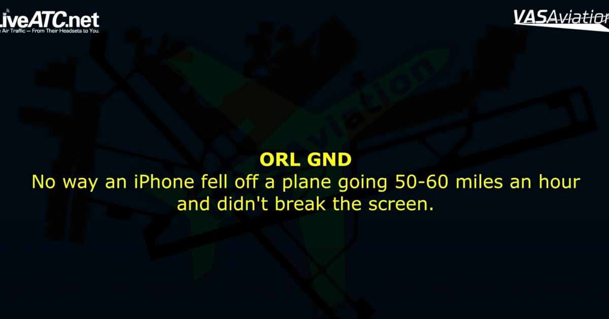 AirDrop IRL: звук фиксирует момент, когда пилот роняет iPhone на взлетно-посадочную полосу (и он все еще работает)