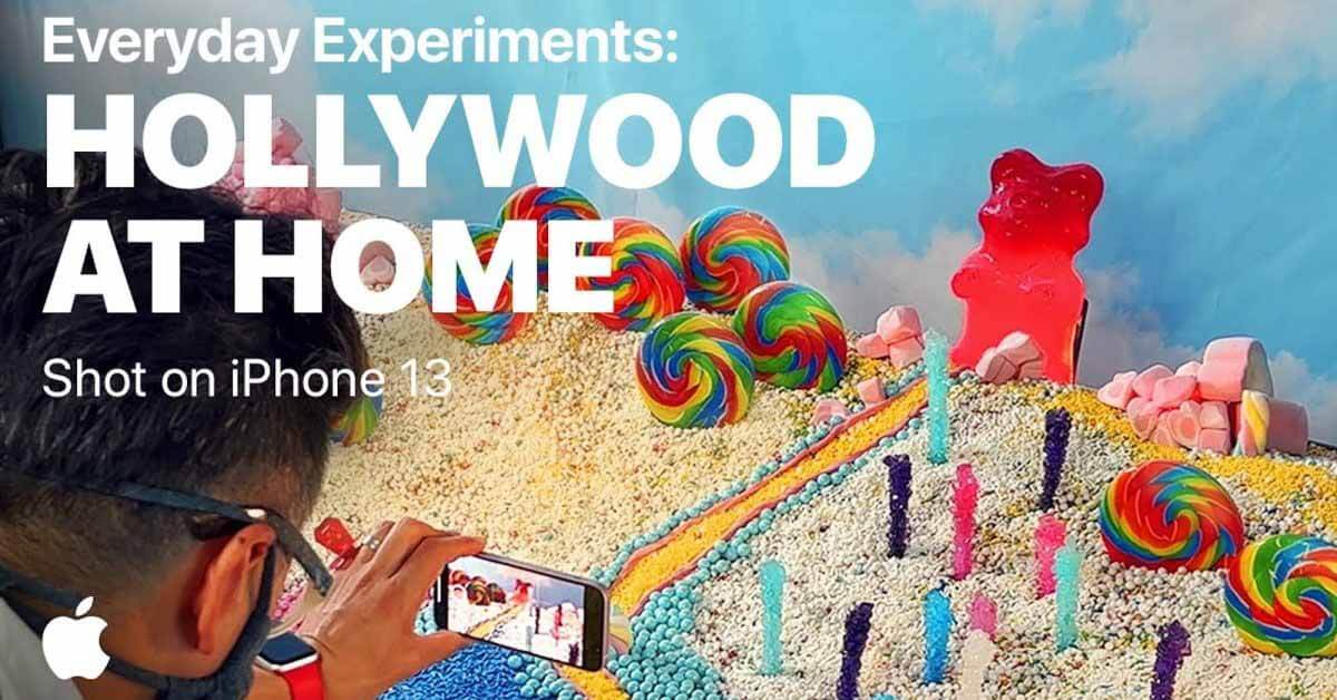 Apple делится новым видео «Ежедневные эксперименты» с iPhone 13: «Голливуд дома»