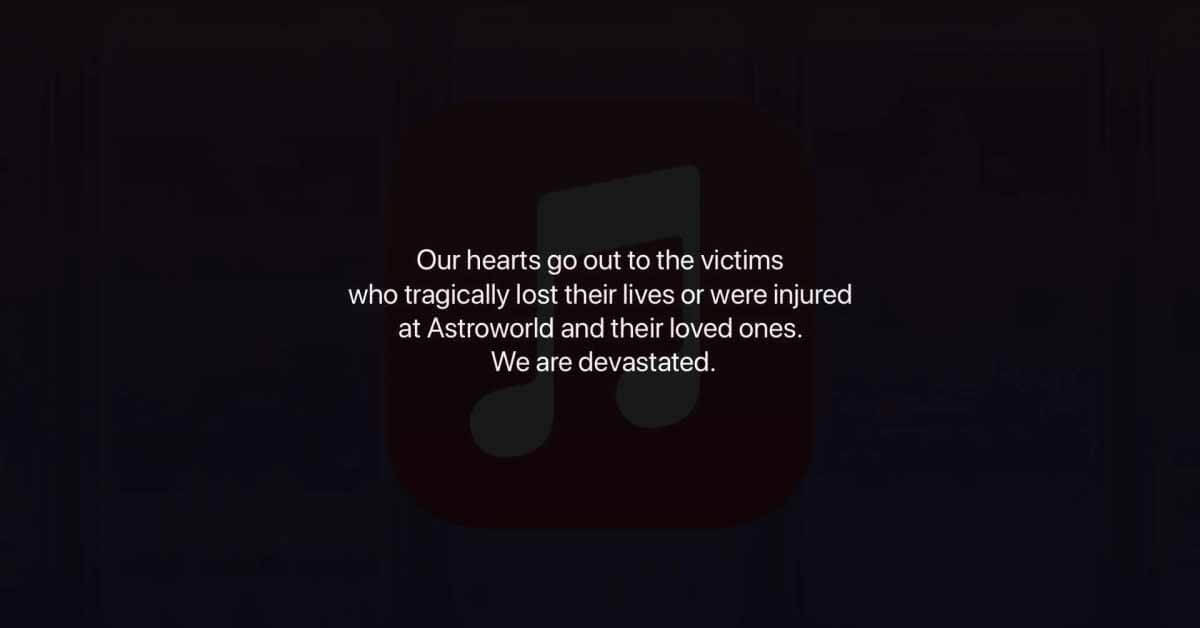 Apple Music почтила память жертв трагедии на фестивале Трэвиса Скотта