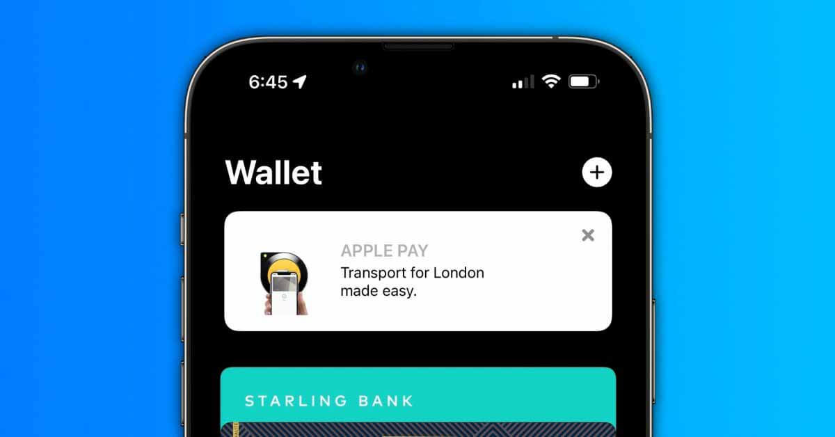 Apple продвигает режим Express Transit в приложении Wallet для лондонских пользователей