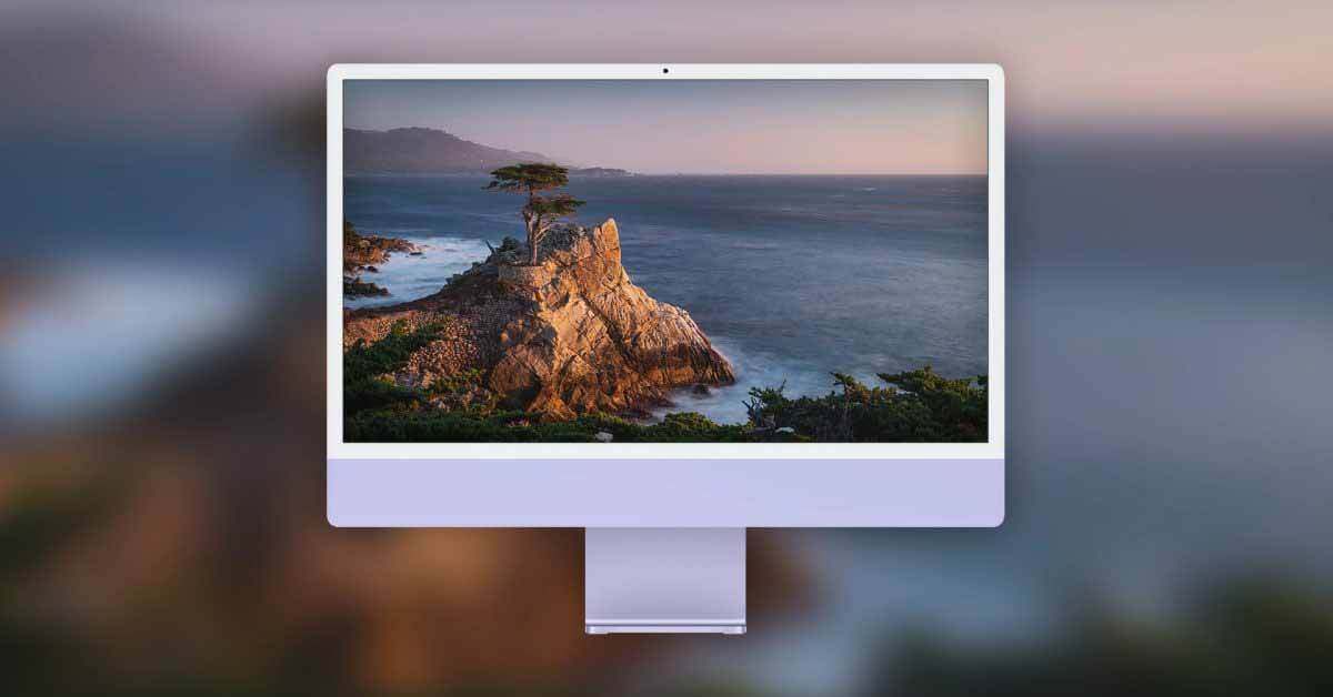 Фотографы создают обои пейзаж Монтерей для macOS