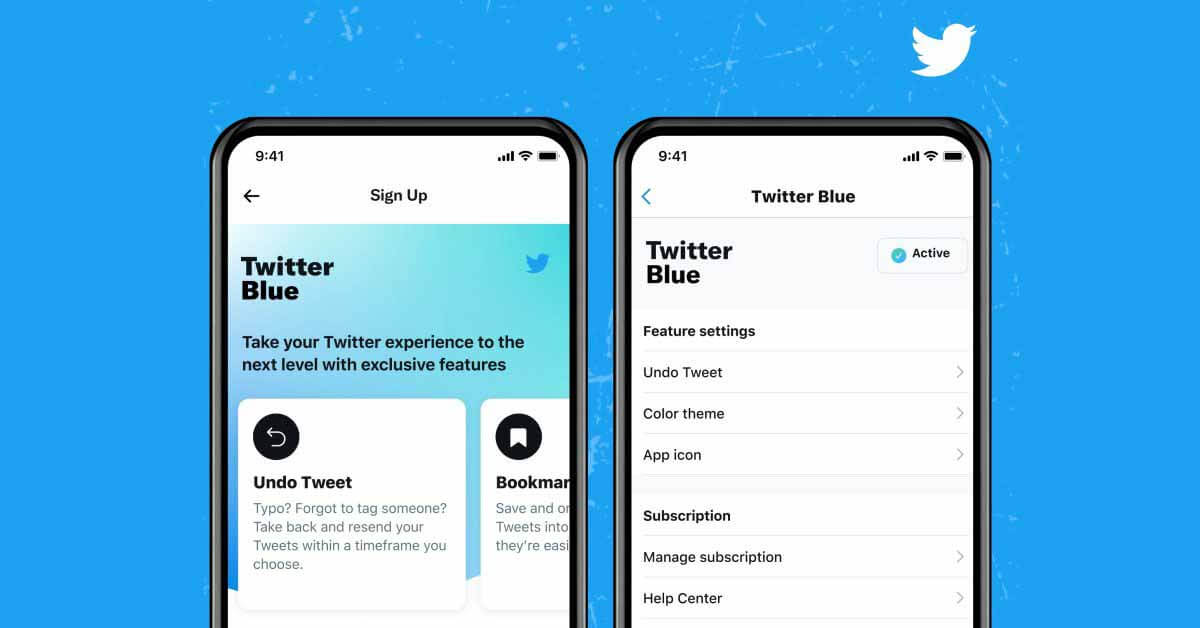 Подписка Twitter Blue теперь развертывается в США с кнопкой отмены, настраиваемыми значками приложений и т. Д.