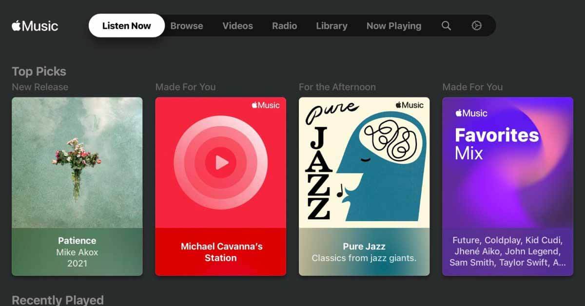 Приложение Apple Music доступно на смарт-телевизорах LG