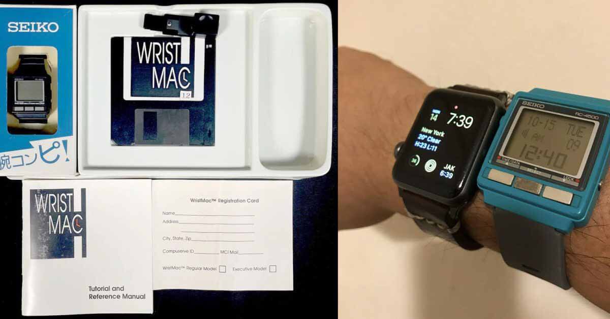 Seiko WristMac — первые часы Apple Watch 1988 года — выставлены на аукцион