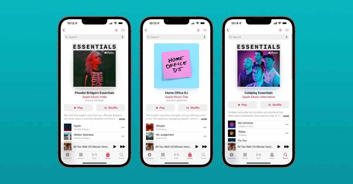 Теперь вы можете искать в плейлистах Apple Music в iOS 15.2.