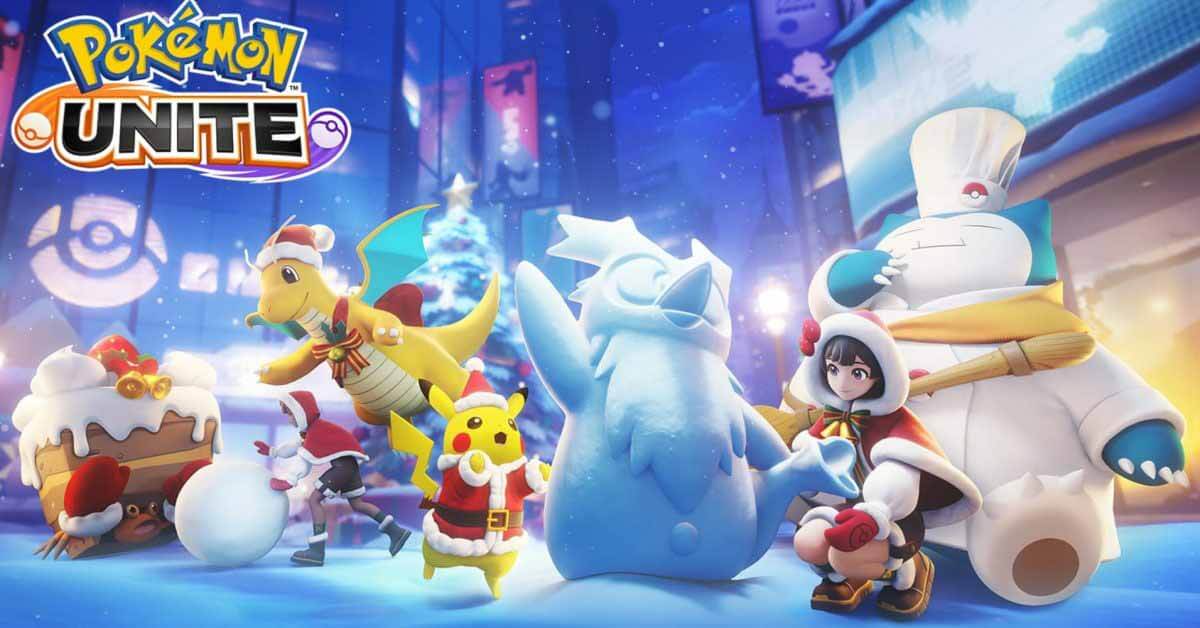 Pokémon UNITE объявляет о праздничном мероприятии;  добавляет Dragonite, больше нарядов, новый игровой процесс