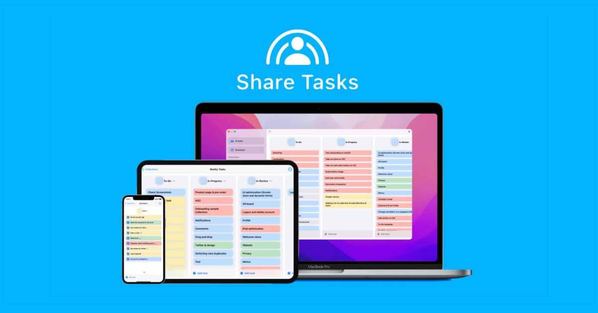 Reality Tasks — это новейшее приложение для повышения продуктивности, в котором можно воспользоваться преимуществами SharePlay.