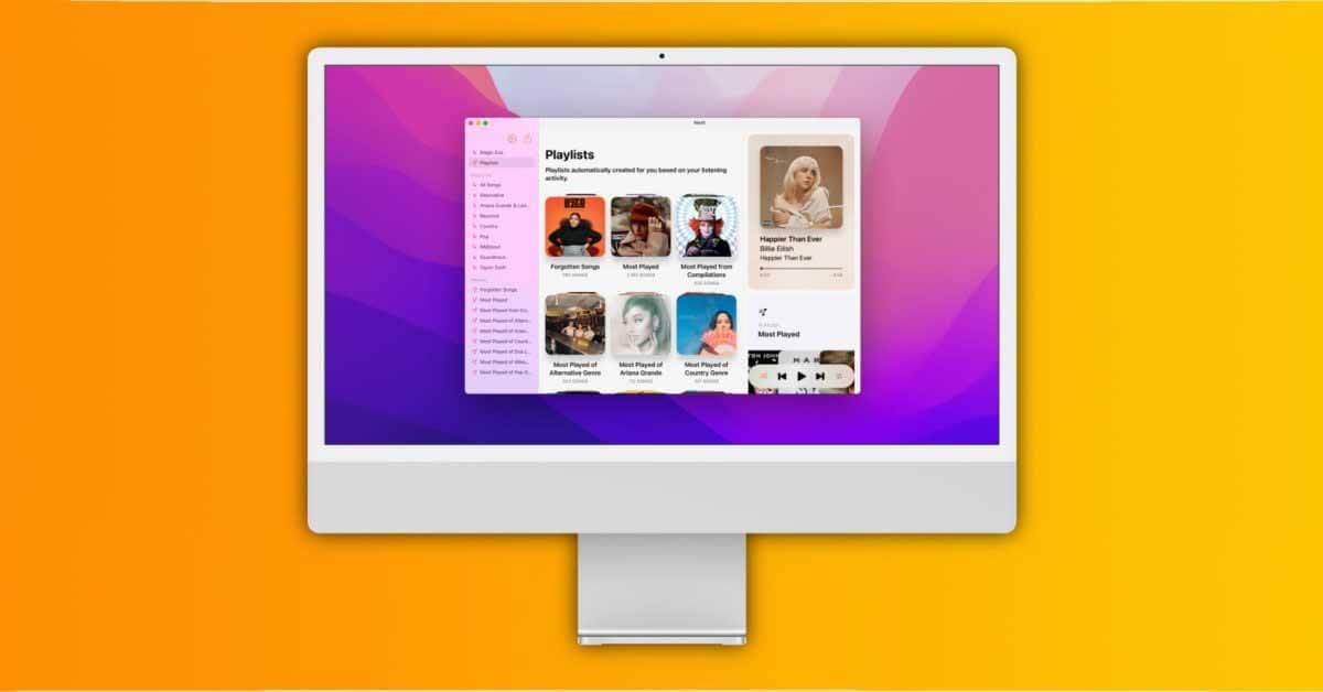 Приложение смарт-плейлистов Next теперь доступно на Mac благодаря Catalyst