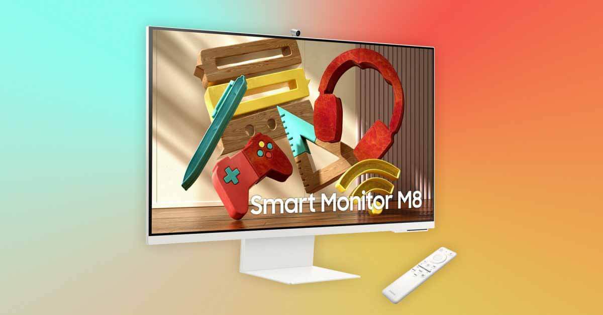 Samsung представляет Smart Monitor M8 с дизайном в стиле iMac, USB-C, AirPlay и веб-камерой